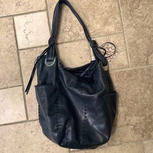 Black Francesco Biasia Shoulder Bag